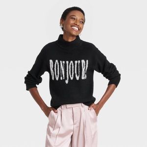 A New Day Women’s Crew Neck Sweater - Bonjour